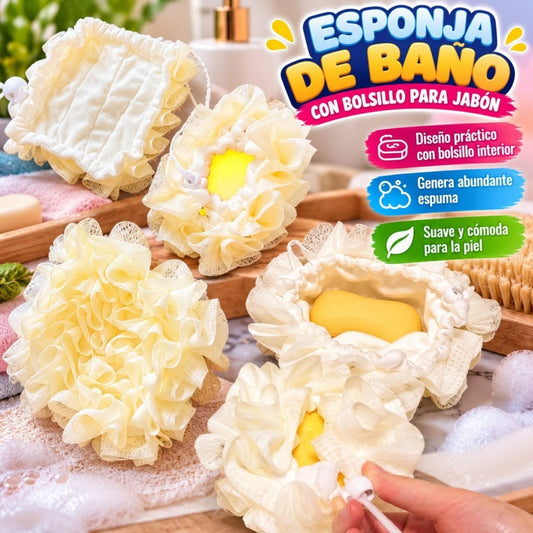 ESPONJA DE BANO OPP