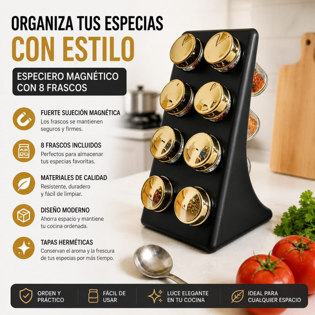 ESPECIERO CON SOPORTE 8EN1