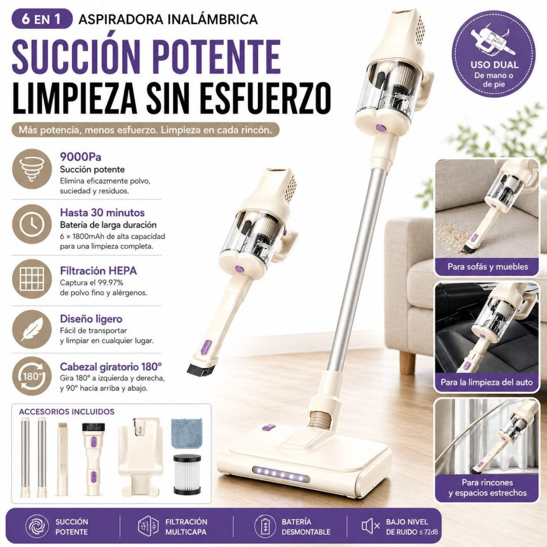 ASPIRADORA RECARGABLE KH-688