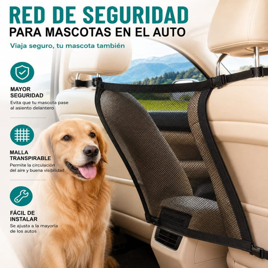 MALLA SEPARADORA MASCOTAS AUTO