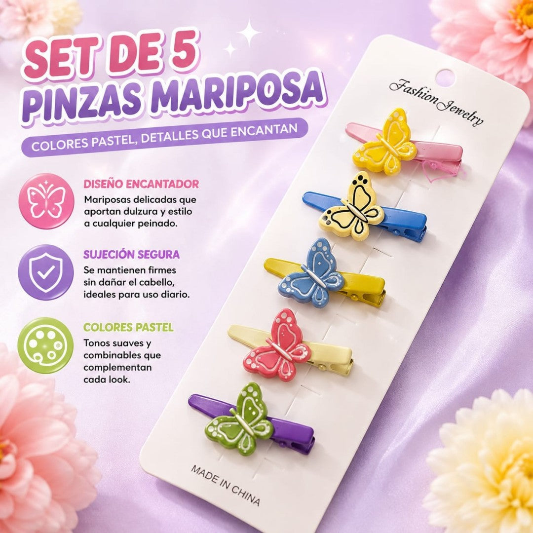 PRENSA PARA CABELLO MARIPOSA