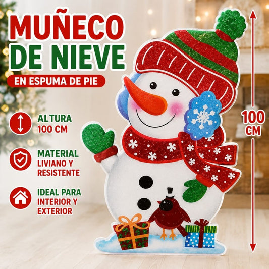 MUNECO NIEVE DE PIE 50-100