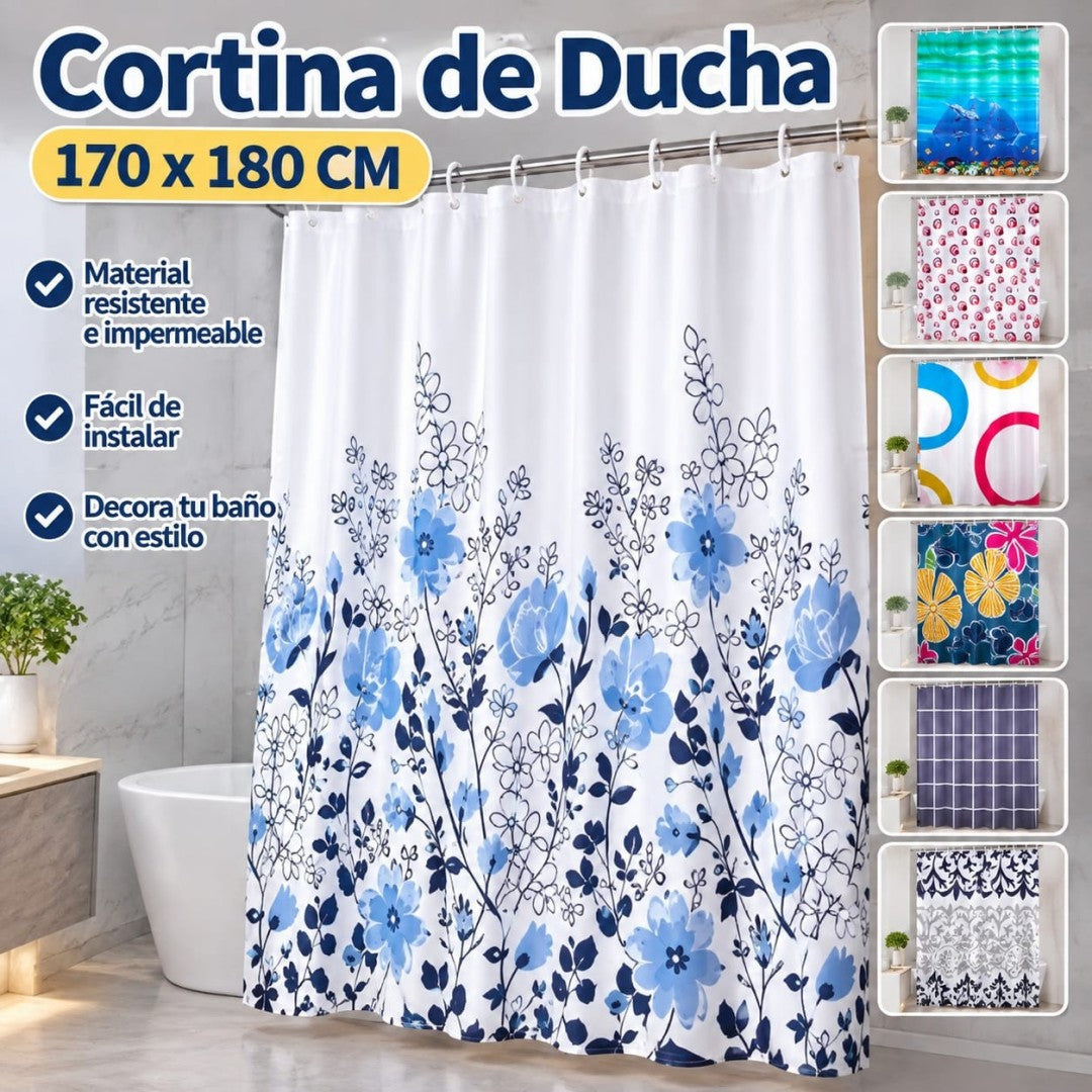 CORTINA DE BANO 170*180CM ST-102