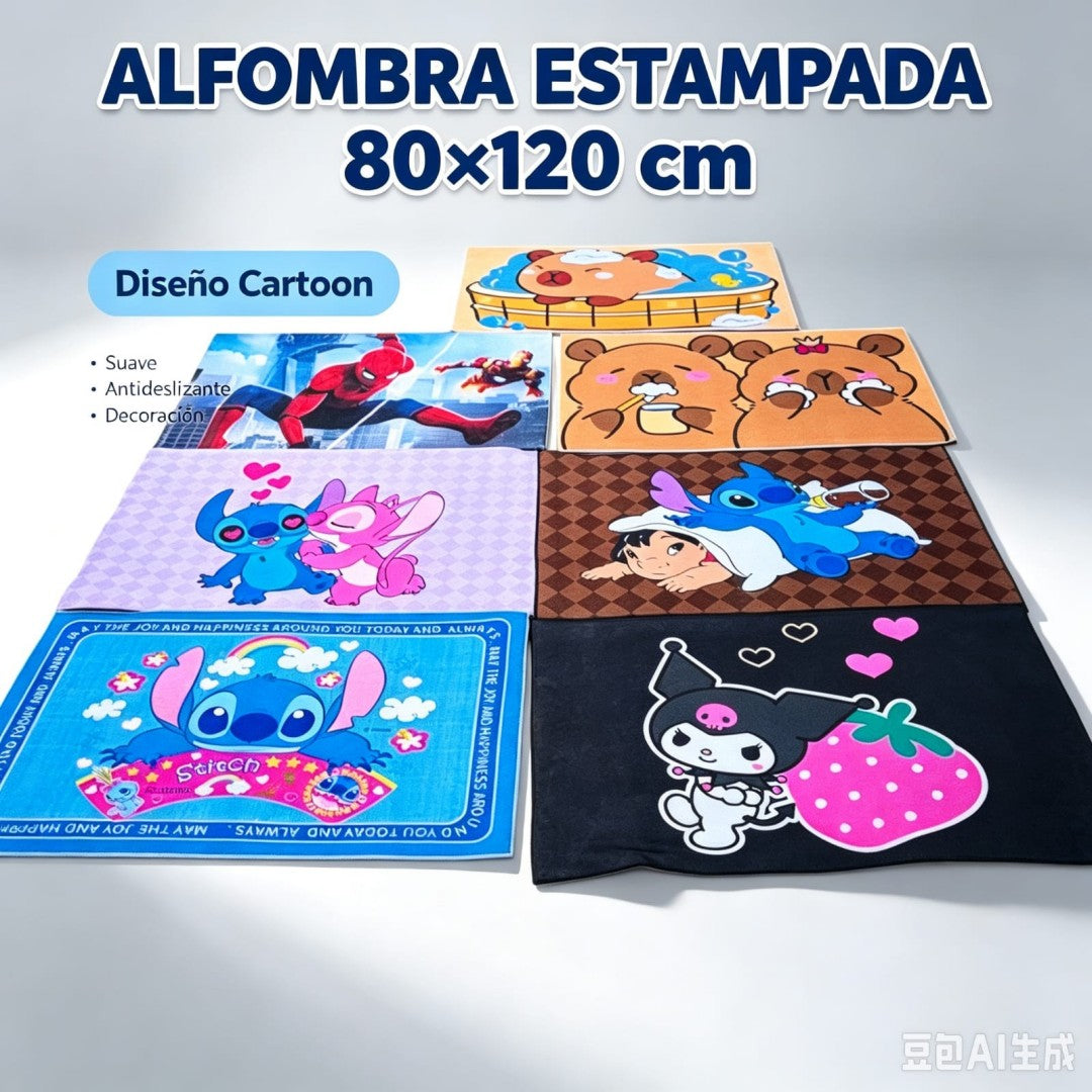 ALFOMBRA PERSONAJE 80*120