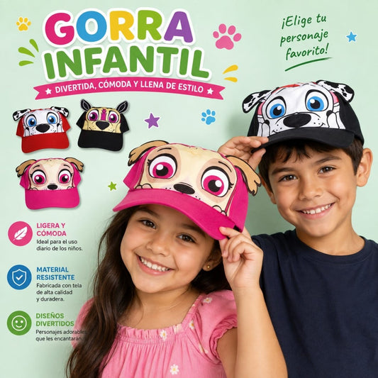 GORRA CON OREJA PERSONAJE