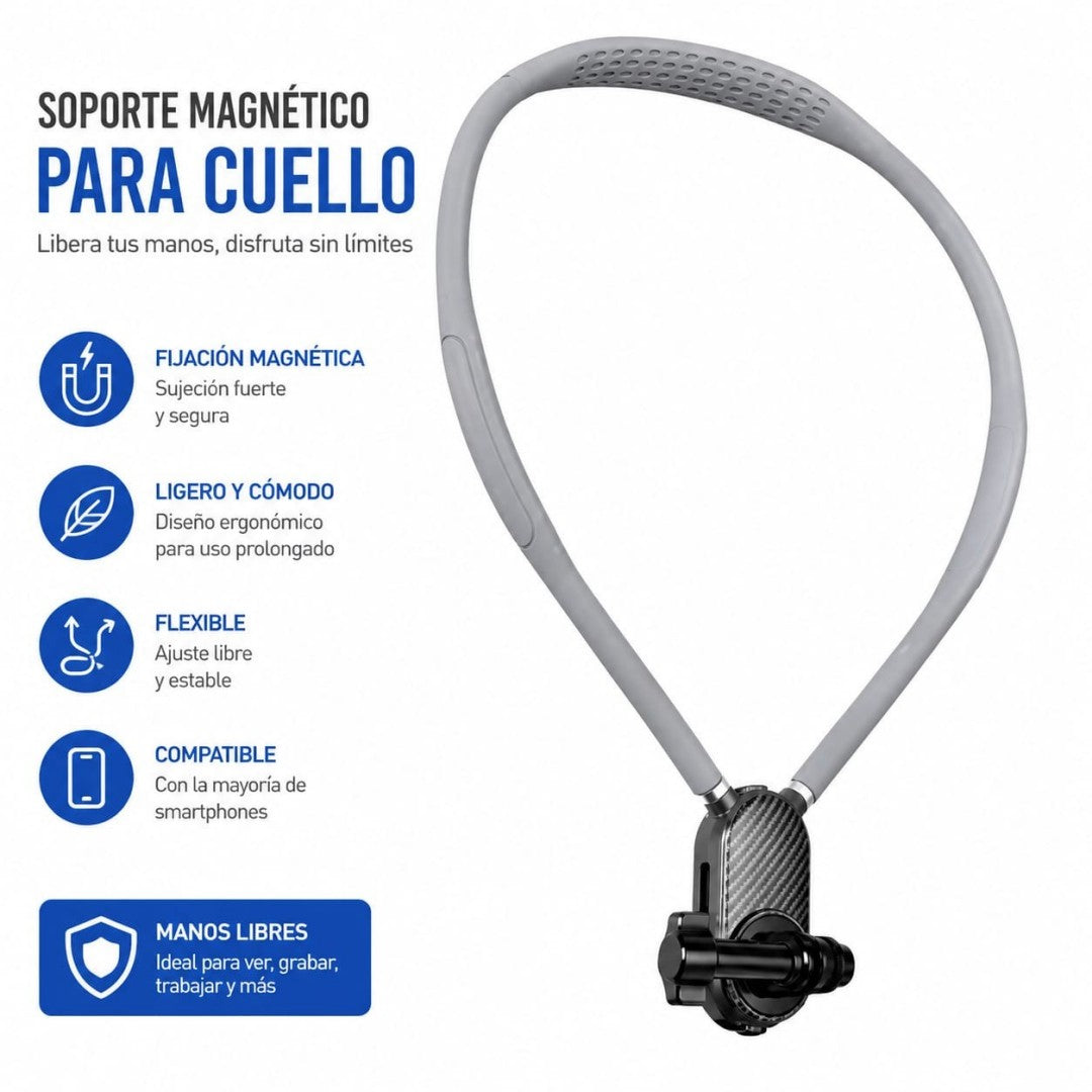 SOPORTE DE CUELLO MAGNETICO PARA CELULAR