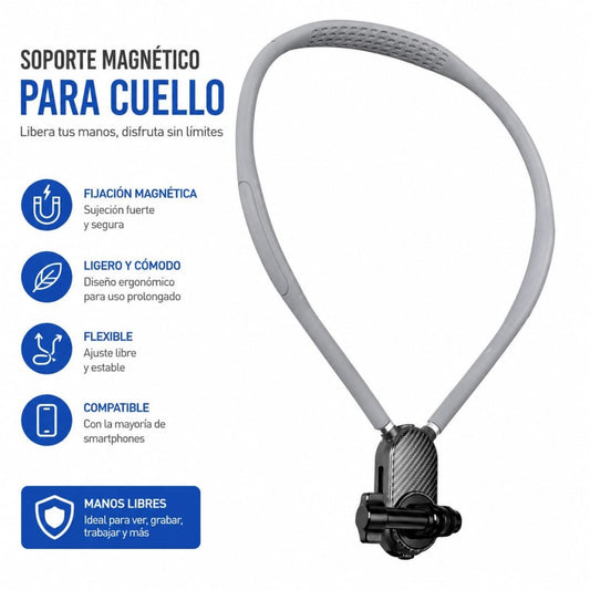 SOPORTE DE CUELLO MAGNETICO PARA CELULAR