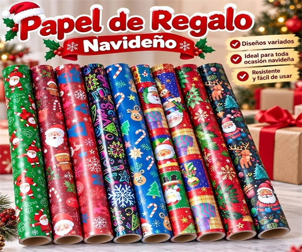 PAPEL REGALO NAVIDAD 80G