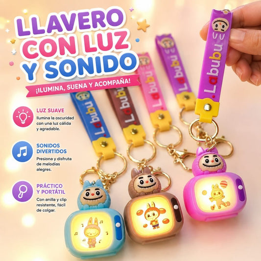 LLAVERO LABUBU TV LUZ
