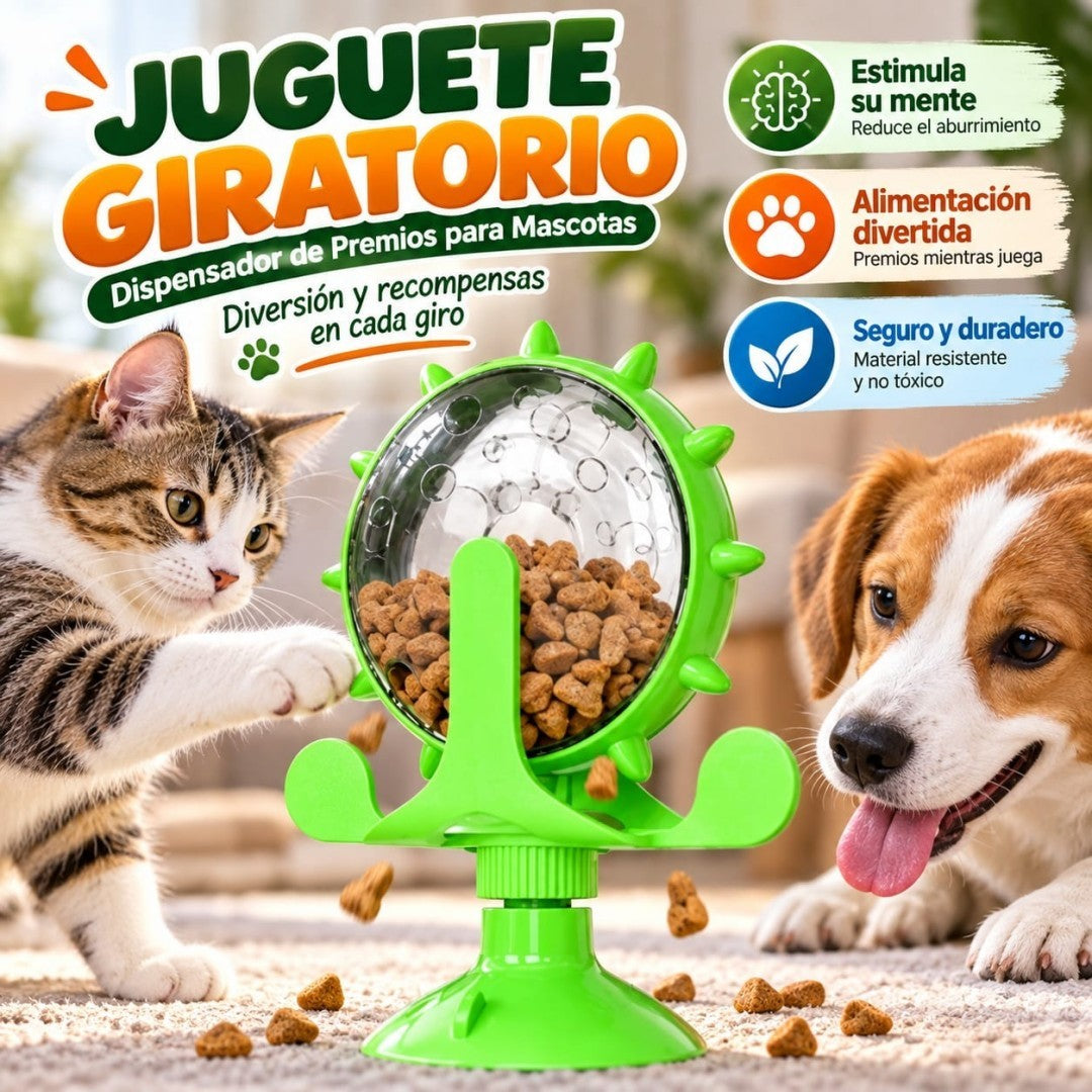 JUGUETE GATO CON DISPENSADOR COMIDA