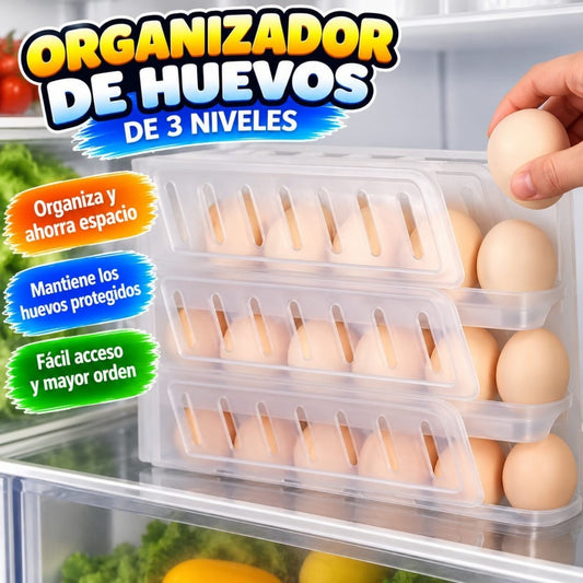 ORGANIZADOR DE HUEVOS PARA REFRI