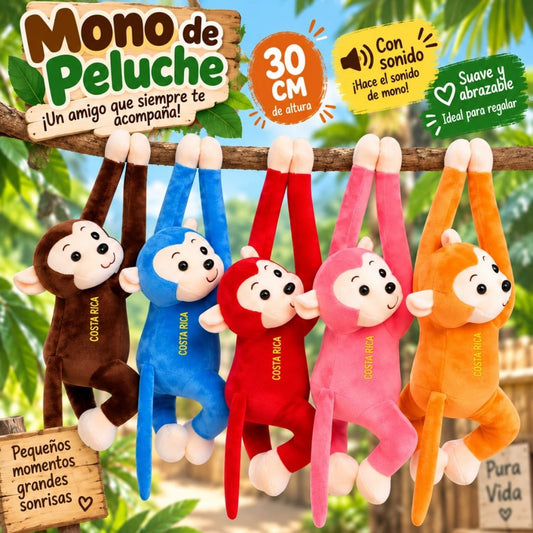 PELUCHE MONO COSTA RICA 30CM