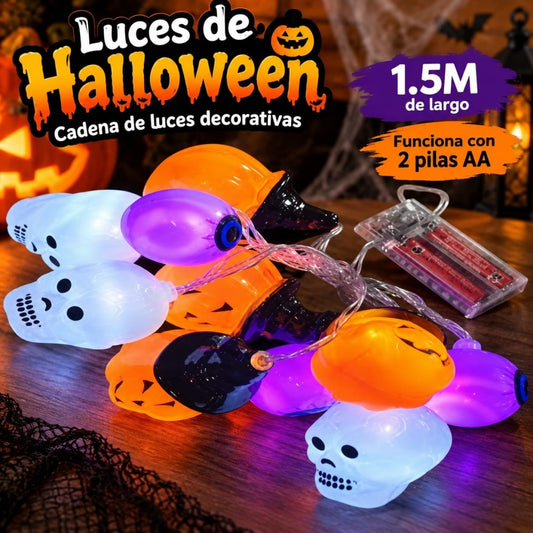 LUZ HALLOWEEN 10L 1.5M CALABAZA