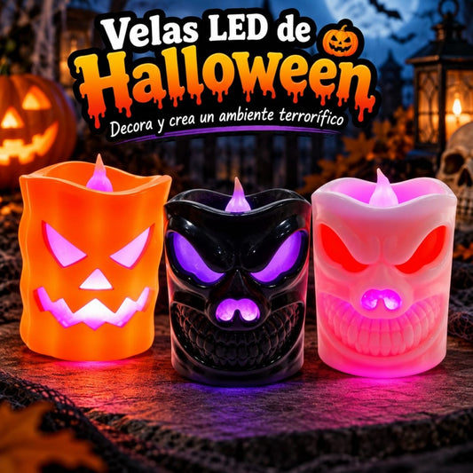 CANDELA LUZ HALLOWEEN GDE