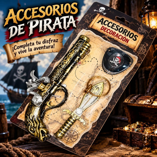 SET PIRATA HALLOWEEN