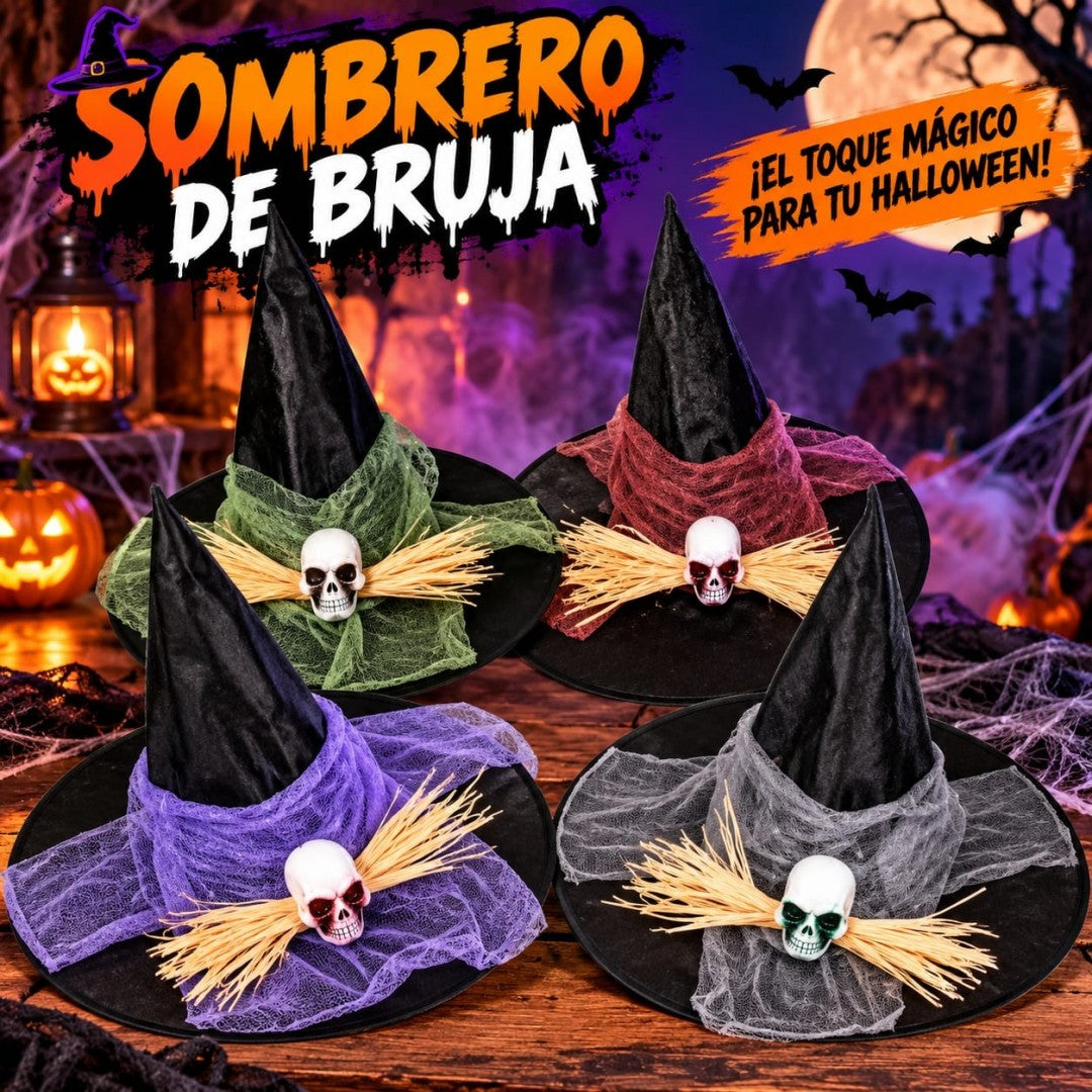 SOMBRERO BRUJA ZACATE