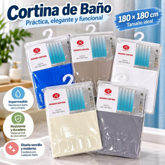 CORTINA DE BANO LISO ZH25