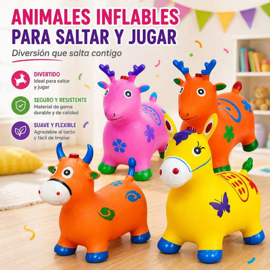 ANIMAL HULE INFLABLE TORO VENADO BURRO