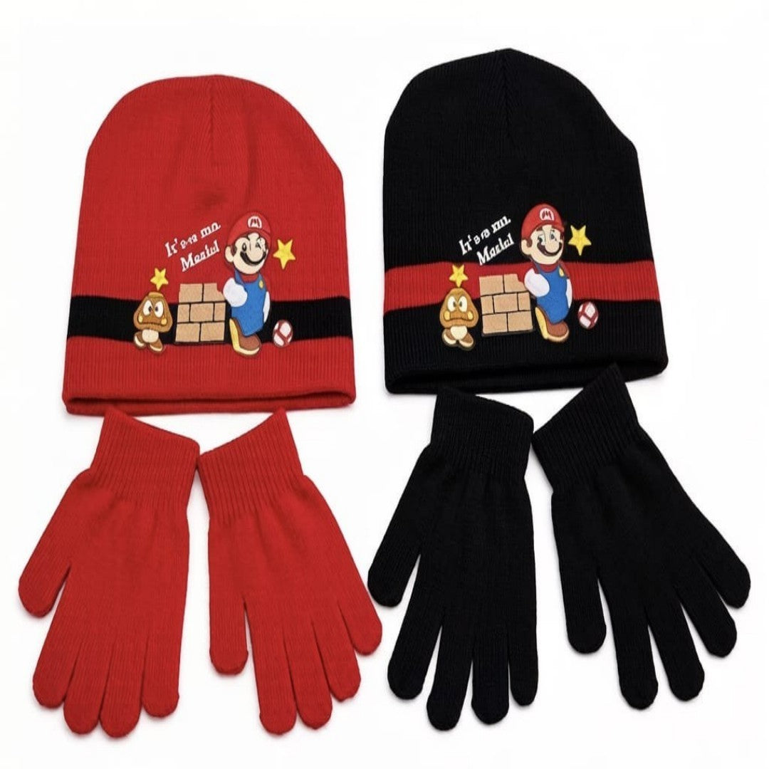 Gorro+guante TEJIDO MARIO