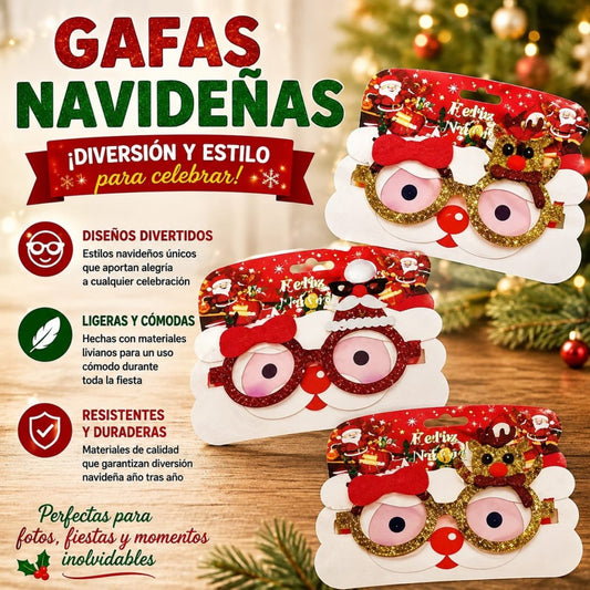 LENTE NAVIDAD VENADO