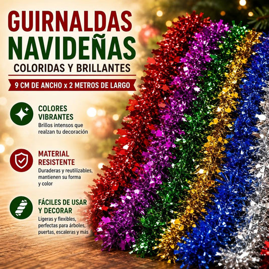 GUIRNALDA LENTEJUELA COLOR 2M