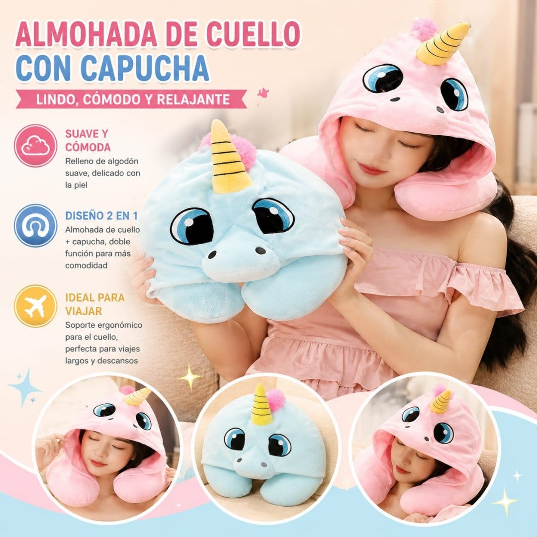 ALMOHADA CUELLO UNICORNIO