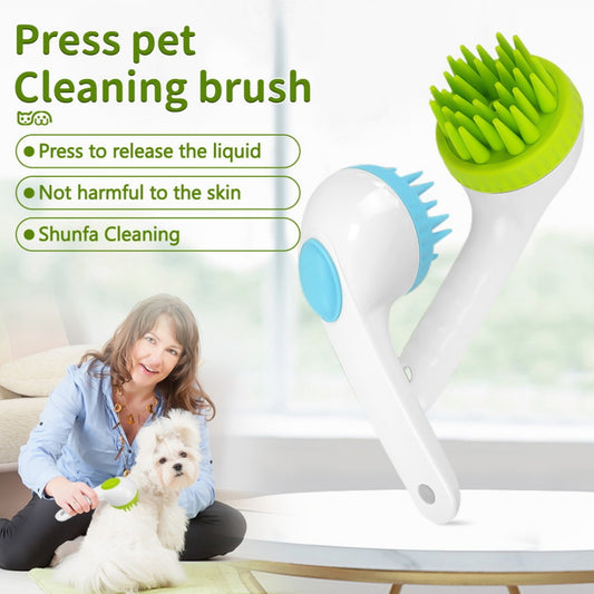 CEPILLO DISPENSADOR PARA MASCOTAS