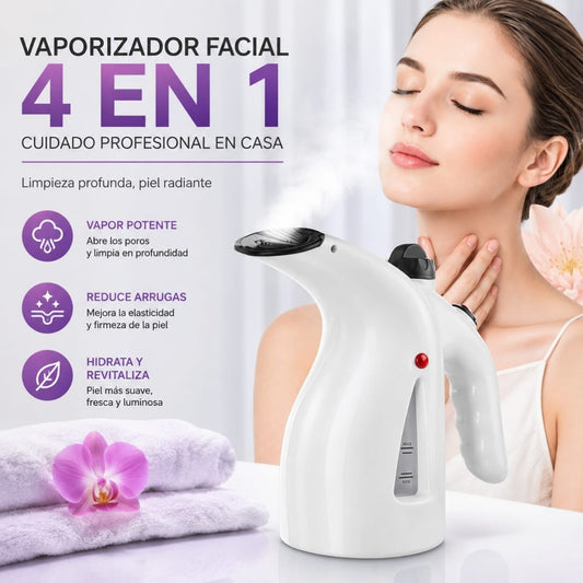 VAPORIZADOR FACIAL Y ROPA 4EN1