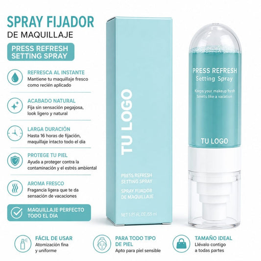 SPRAY FIJADOR DE MAQUILLAJE MATE