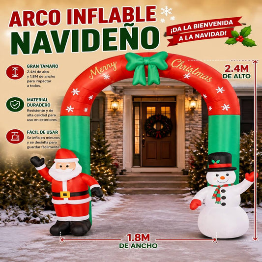 INFLABLE DE NAVIDAD 2.4*1.8M  FUENTE