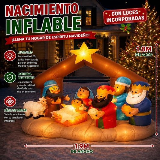 INFLABLE DE NAVIDAD 1.8*1.9M PASITO