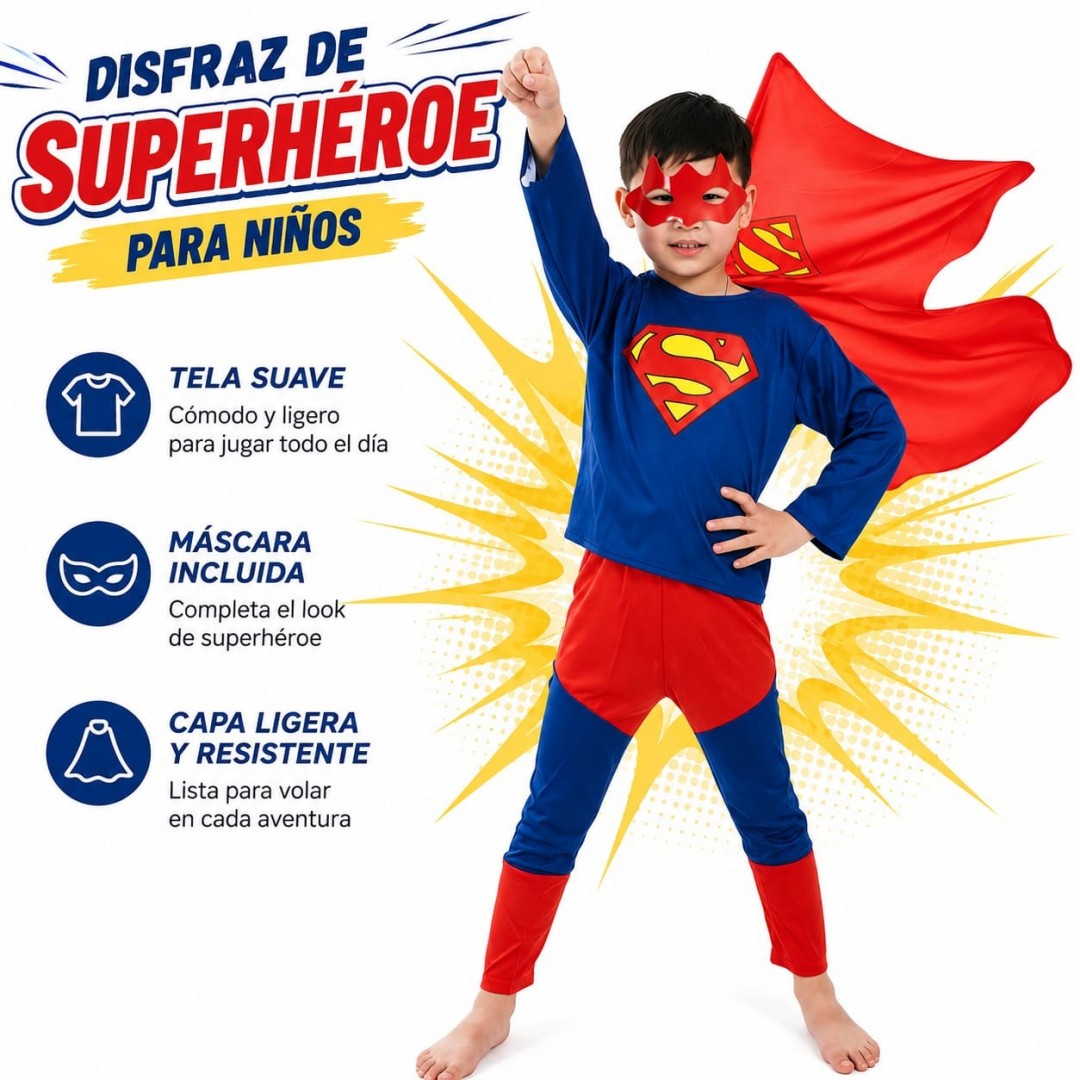 TRAJE SUPER MAN
