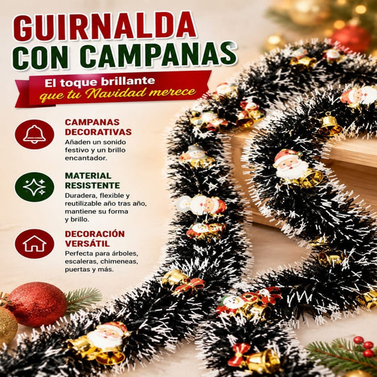 GUIRNALDA VERDE C/COLACHO 9CM