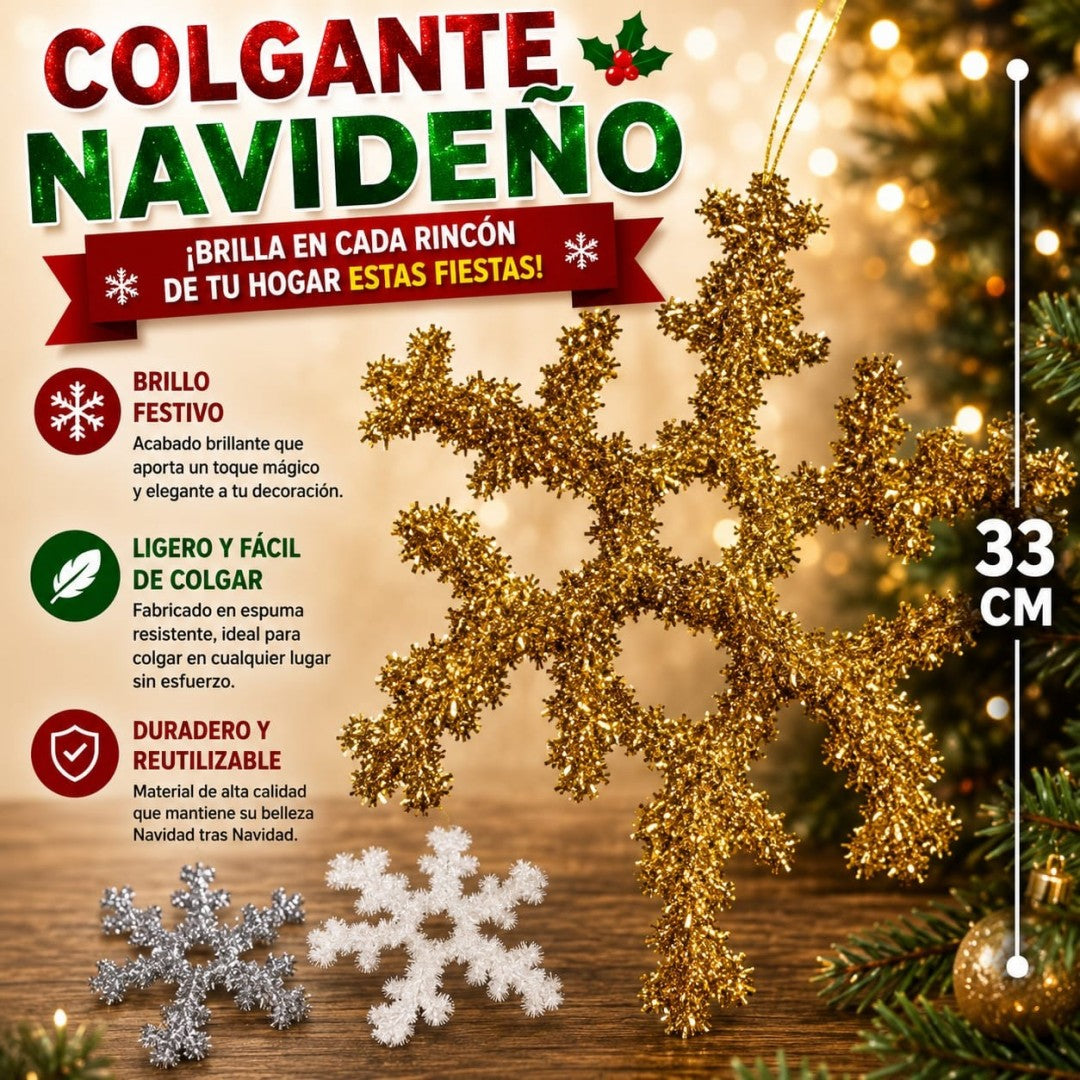 ADORNO NIEVE 33CM