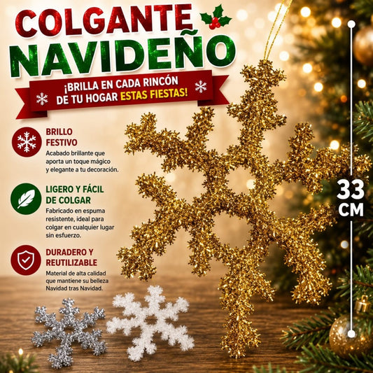 ADORNO NIEVE 33CM