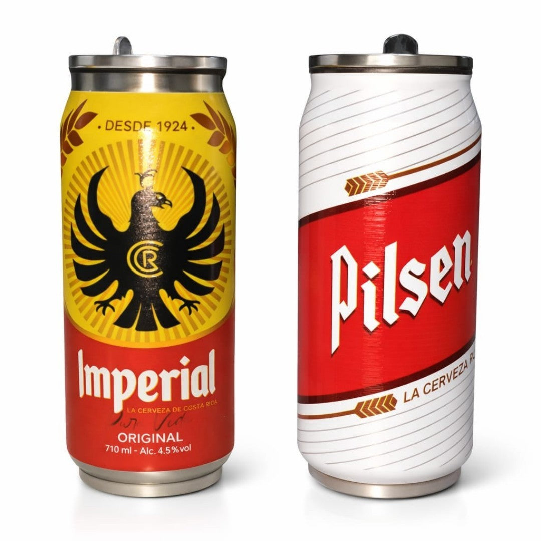 VASOS ACERO TIPO LATA 500ML CERVEZA