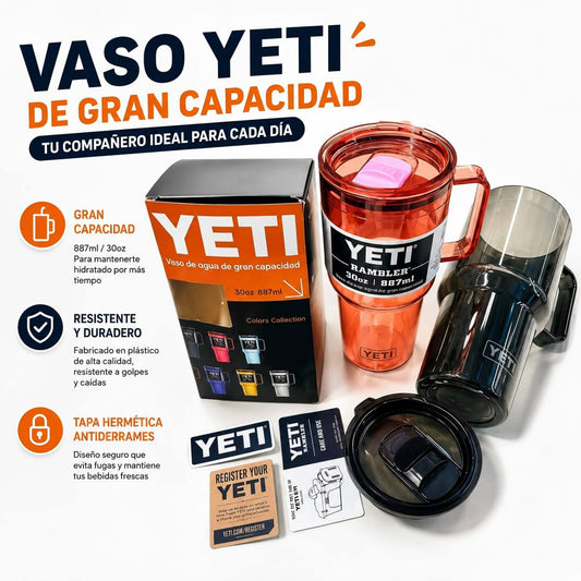 JARRA TRANSPARENTE YETI 900ML