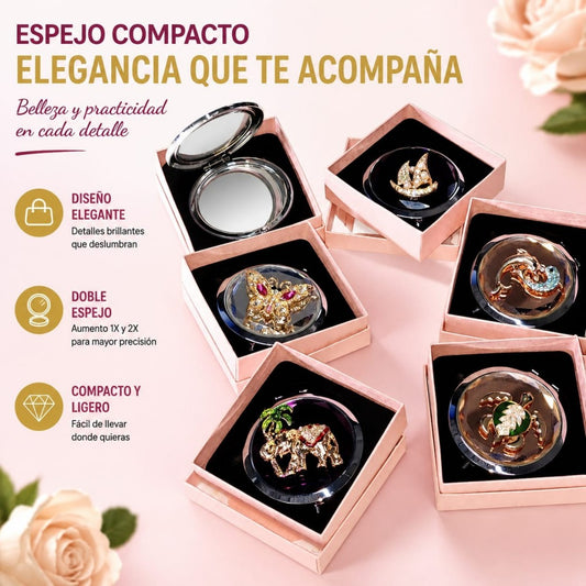 ESPEJO MAQUILLAJE CRISTAL