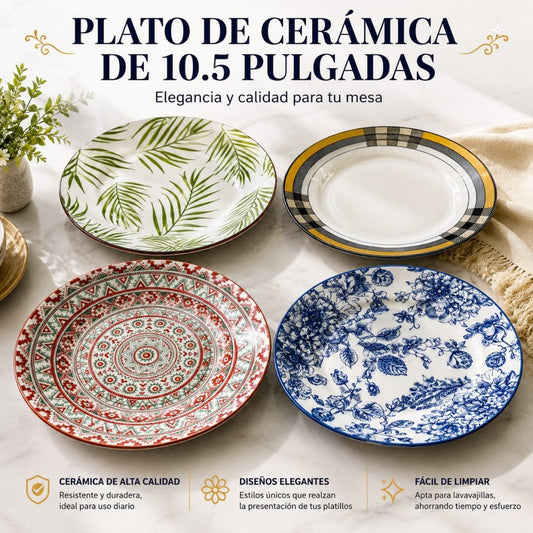 PLATO CERAMICA 10.5PULG 7951-2