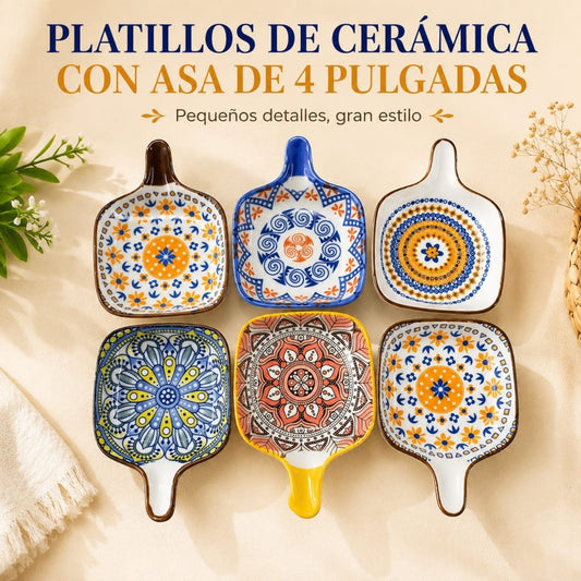 PLATO CON MANGO CERAMICA 4PULG 7951-8