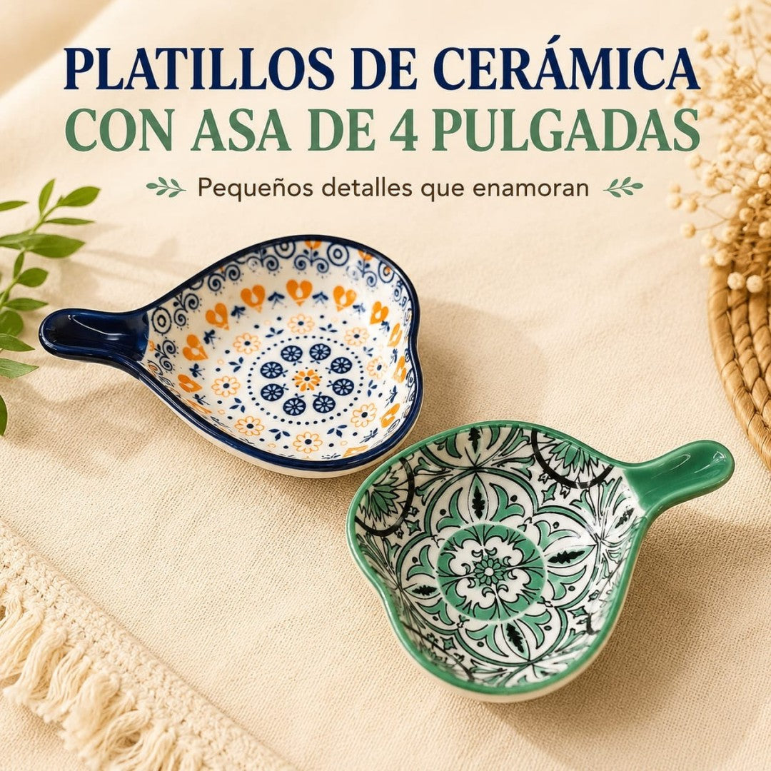 PLATO CON MANGO CERAMICA 4PULG 7951-9