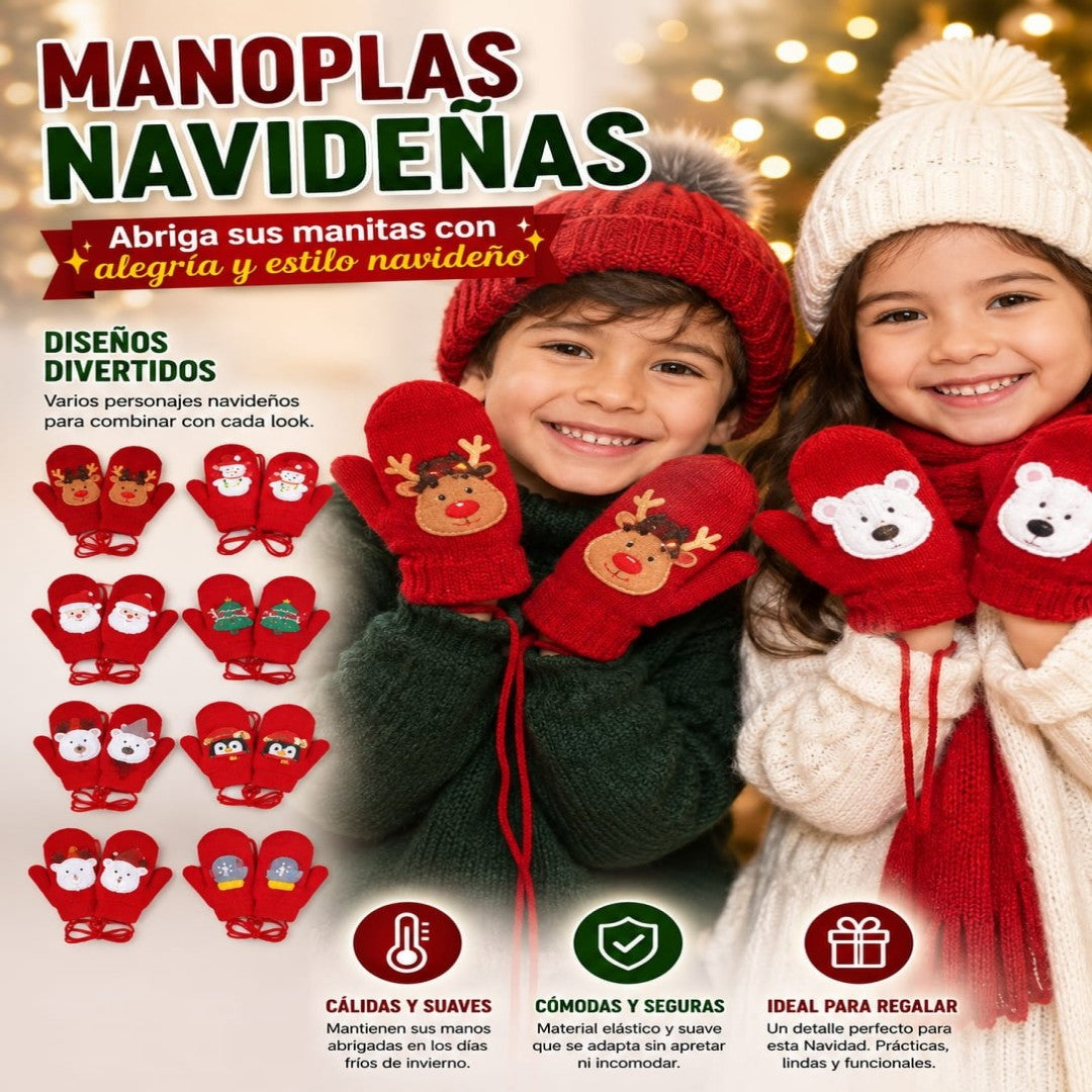 GUANTE NAVIDAD P/NINO