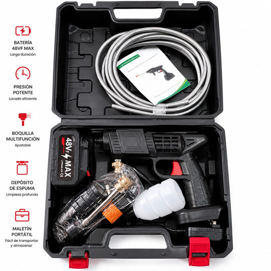 HIDROLAVADORA PORTATIL BATERIA 1*1200MA