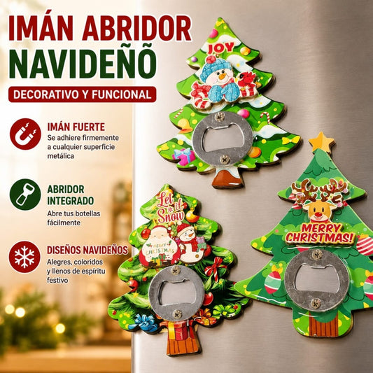 IMAN REFRI ABRIDOR NAVIDAD ARBOL