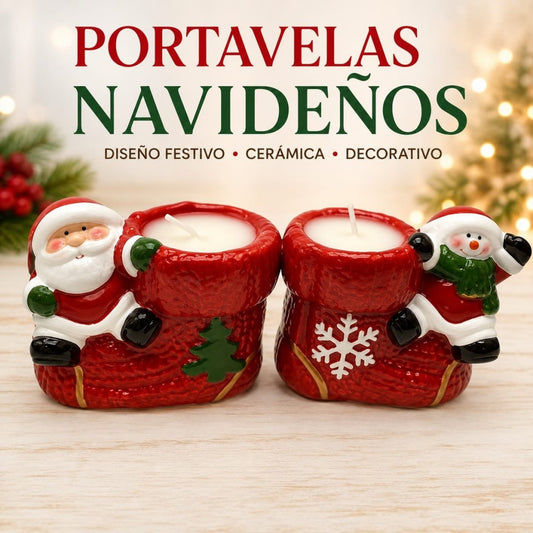 CANDELA BOTAS NAVIDAD 9CM XS3011