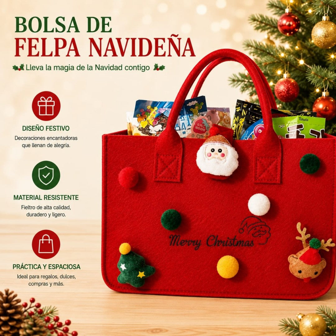 BOLSO NAVIDENA DE FIETRO