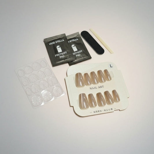 UNAS POSTIZAS  OJO GATO 10PCS L