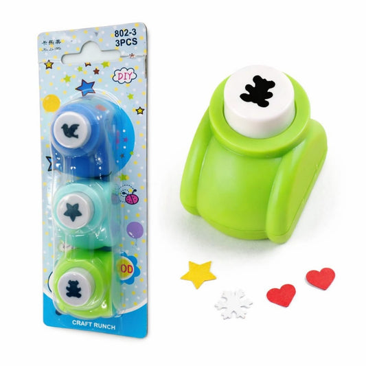 PERFORMADORA DE PAPEL CON FIGURAS 3PCS