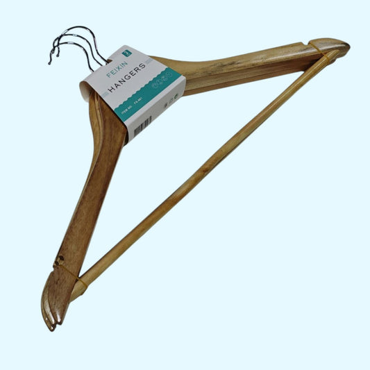 GANCHO ROPA MADERA 3PCS P662