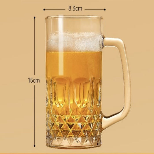 JARRA CERVEZA 500ML 1PCS VIDRIO DIANMANTE